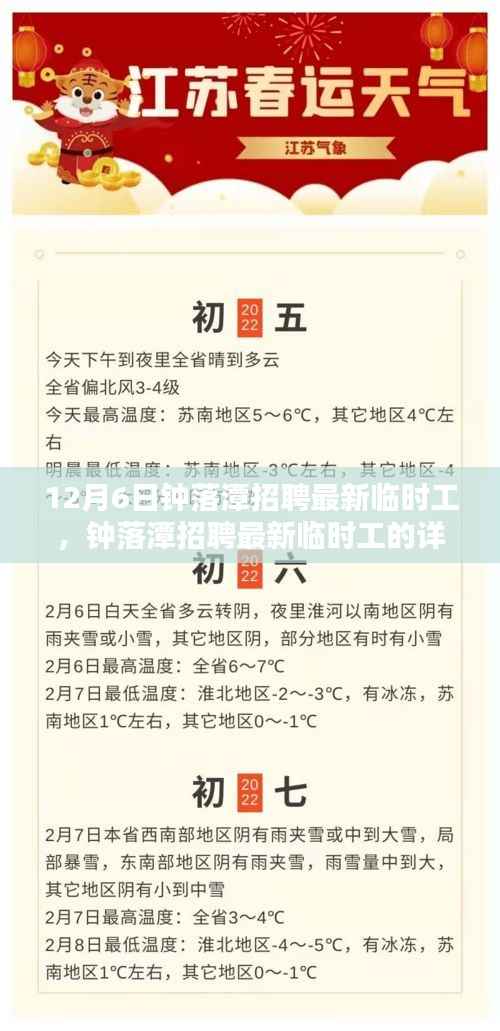 钟落潭最新临时工招聘指南,从初学者到进阶用户的详细步骤解析(12月6日)