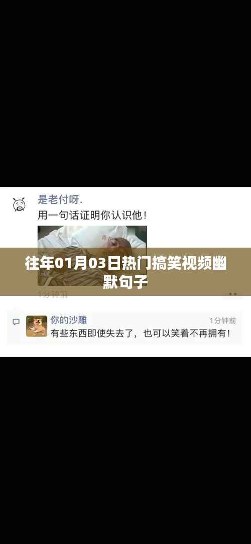 『精选搞笑视频幽默金句,历年热捧』