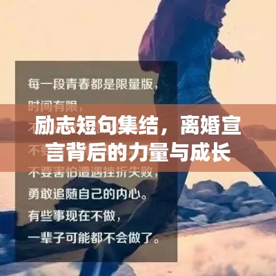 励志短句集结,离婚宣言背后的力量与成长